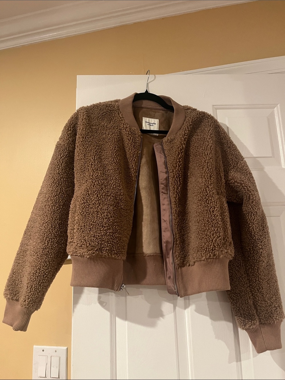Sherpa Bomber Jacket - Brown